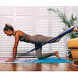 Гумова петля для тренувань 4yourhealth Power Band Level 3 (12-30кг.) чорна (0910)