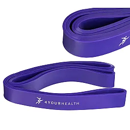 Гумова петля для тренувань 4yourhealth Power Band Level 4 (16-39кг.) фіолетова (0927)