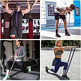 Гумова петля для тренувань 4yourhealth Power Band Level 4 (16-39кг.) фіолетова (0927)