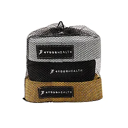 Набір тканевих еспандерів 3шт. 4yourhealth 208см. (25/35/45кг.)