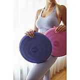 Балансувальна подушка-диск 4yourhealth MED+ 34 см (сенсомоторна) фіолетова