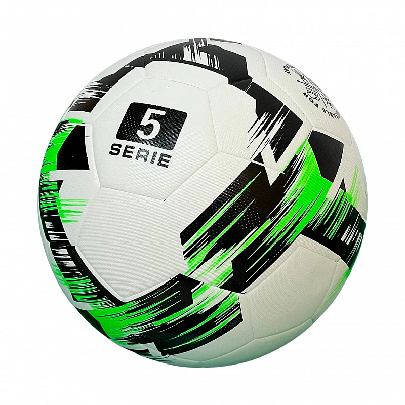 Мяч футбольный Europaw Proball2202 черный-зелёный [№5]