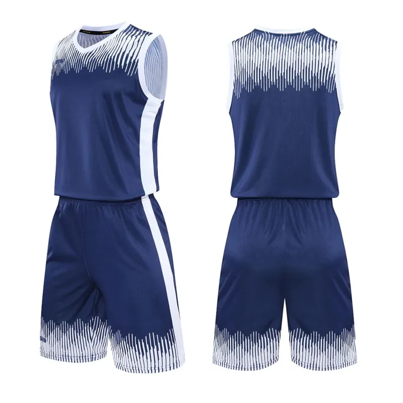 Баскетбольная форма Europaw Invincible 22 темносиний-белый [2XL]