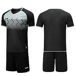 Футбольная форма Europaw 029 SLAVA черный-серый [XL]