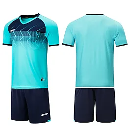 Футбольная форма Europaw 029 SLAVA бирюзовый-темносиний [XL]