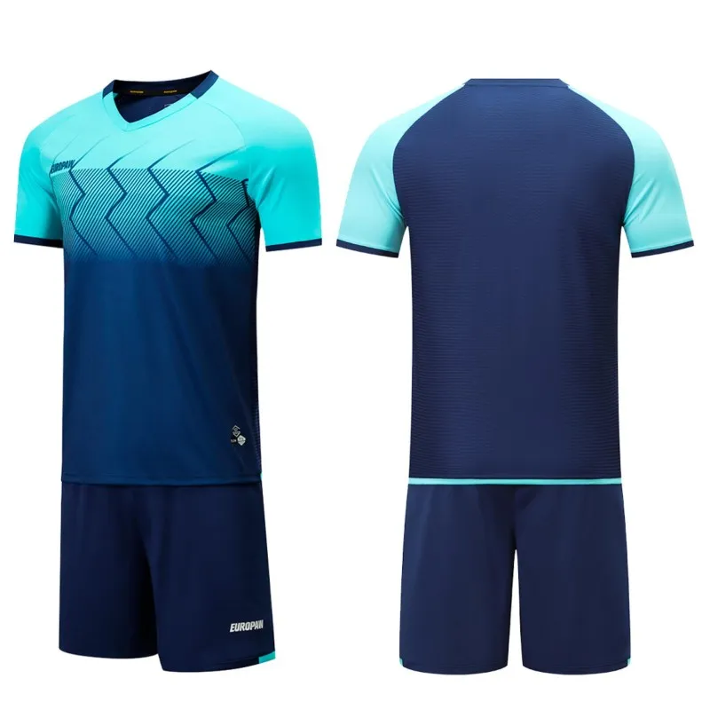 Футбольная форма Europaw 029 SLAVA темносиний-бирюзовый [XS]