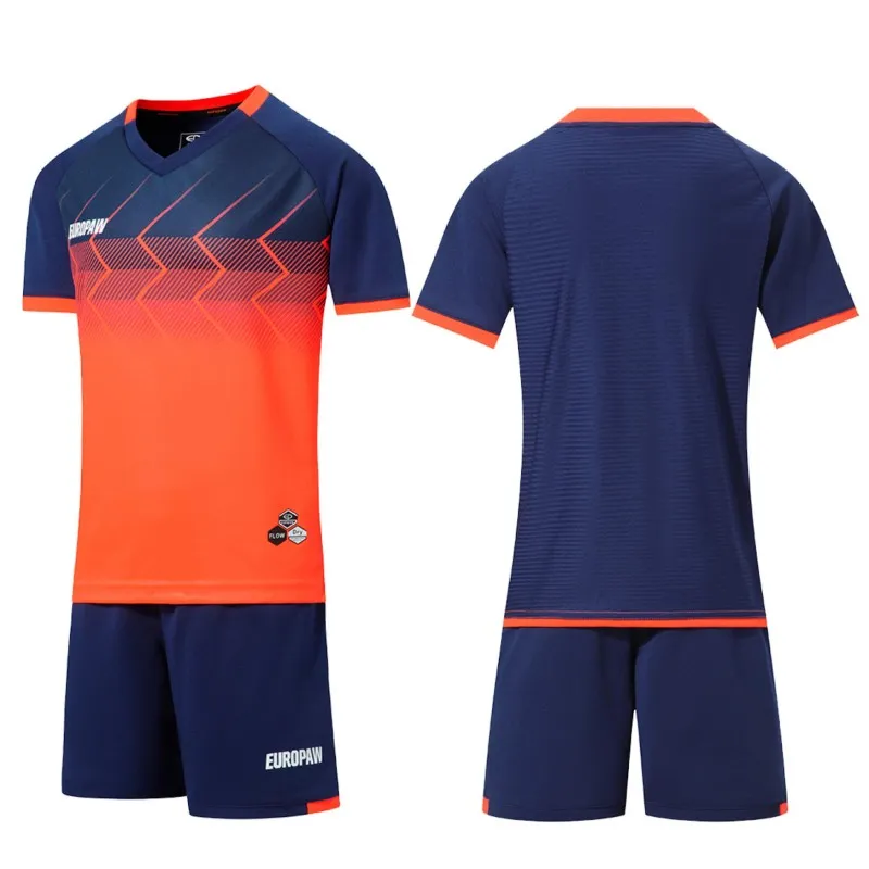 Футбольная форма Europaw 029 SLAVA оранжевый-темносиний [XS]