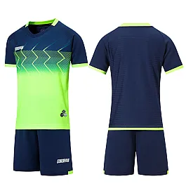 Футбольная форма Europaw 029 SLAVA салатовый-темносиний [2XS]