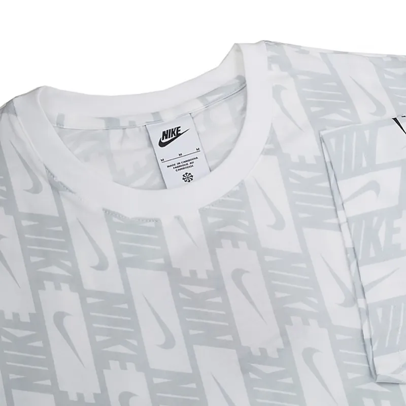 Футболка Nike M NSW REPEAT SS TEE PRNT