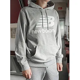 Толстовка New Balance NB ESSENTIALS STACKED LOGO PO