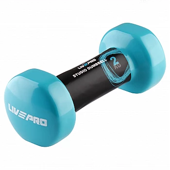 Гантель вінілова 1шт LivePro STUDIO DUMBBELL