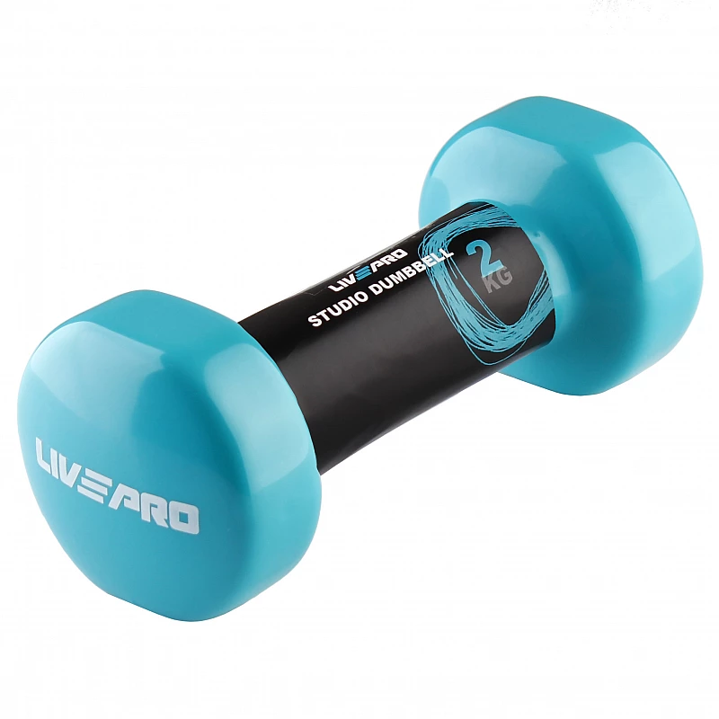 Гантель вінілова 1шт LivePro STUDIO DUMBBELL