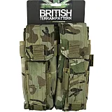 Підсумок під магазини АК KOMBAT UK Double Mag Pouch with PISTOL Mag
