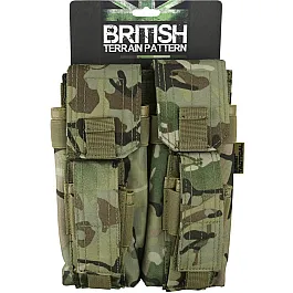 Підсумок під магазини АК KOMBAT UK Double Mag Pouch with PISTOL Mag