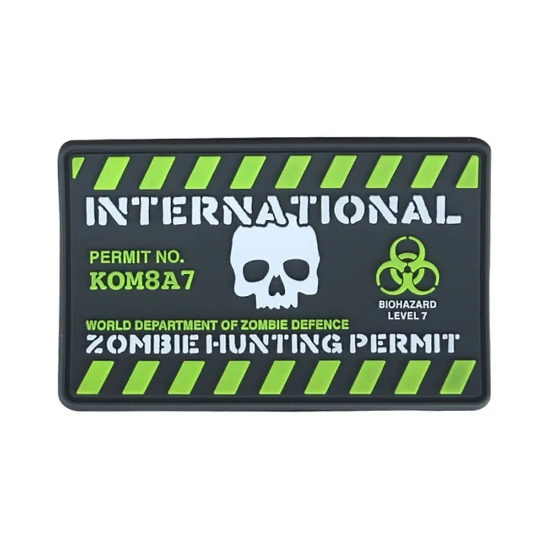 Шеврон/патч KOMBAT UK Zombie Hunting Permit