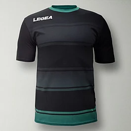 Футболка LEGEA LUBECCA чорно-бірюзова