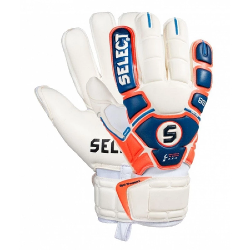 Рукавиці воротарські SELECT 88 Pro Grip біл/син/помаран, 7,5