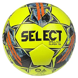 М'яч футбольний SELECT Brillant Super FIFA TB v22 (FIFA QUALITY PRO) (509) жовт/сірий, 5