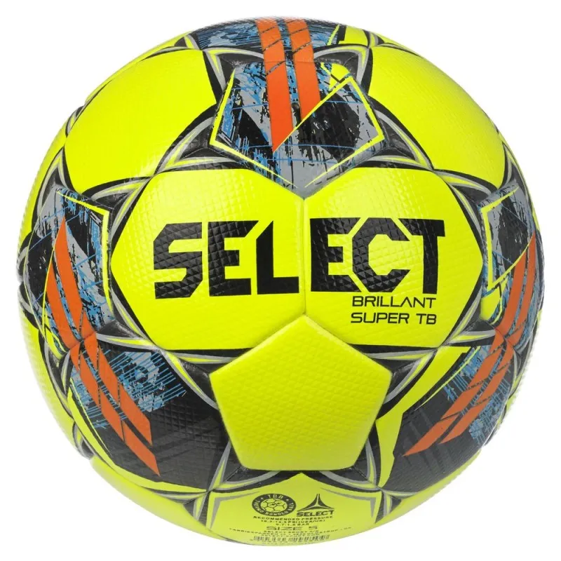 М'яч футбольний SELECT Brillant Super FIFA TB v22 (FIFA QUALITY PRO) (509) жовт/сірий, 5