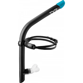 Трубка для плавання TYR Ultralite Snorkel 2.0, Black, Черный