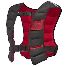 Обважнювач жилет Reebok Strength Series Weight Vest чорний, червоний Уні 3 кг