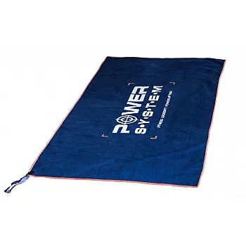 Рушник для фітнесу та спорту Power System PS-7005 Gym Towel (100*50см.) Темно-синій