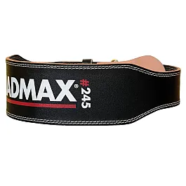 Пояс для важкої атлетики MadMax MFB-245 Full leather шкіряний Black M