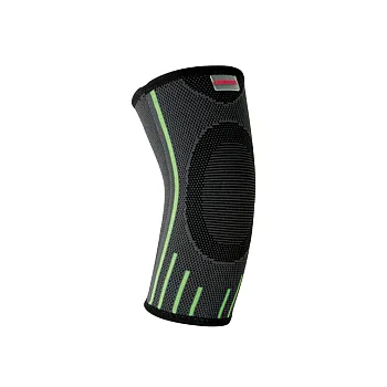 Компресійний налокітник MadMax MFA-283 3D Compressive elbow support Dark grey/Neon green (1шт.) M