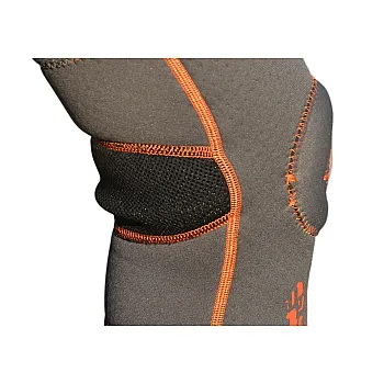 Наколінник MadMax MFA-297 Knee Support with Patella Stabilizer Dark Grey/Orange M