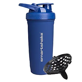 Шейкер спортивний SmartShake металевий Reforce Stainless Steel 30oz/900ml Navy Blue