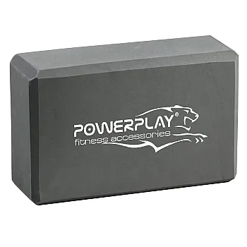 Блоки для йоги 2 шт. PowerPlay 4006 Yoga Brick EVA Сірі (пара)