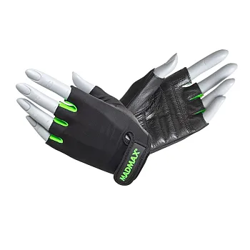 Рукавички для фітнесу MadMax MFG-251 Rainbow Green L