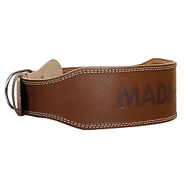 Пояс для важкої атлетики MadMax MFB-246 Full leather шкіряний Chocolate brown XXL