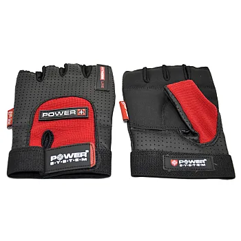 Рукавички для фітнесу Power System PS-2500 Power Plus Black/Red XXL