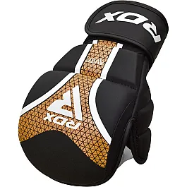 Рукавиці для ММА (Греплінгові рукавички) RDX SHOOTER AURA PLUS T-17 Black Golden L