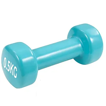 Гантель вінілова PowerPlay  0,5 кг. PP_4103 Блакитна (1шт.)