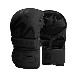 Рукавиці для ММА (Греплінгові рукавички) RDX T15 Noir Inner Matte Black L