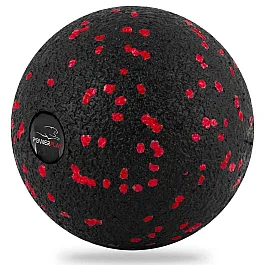 Масажний м'яч PowerPlay PP-4350 Epp Massage Ball (d8) Чорно/Червоний