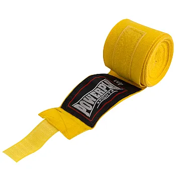 Бинти для боксу PowerPlay 3046 Жовті NYLON (4м)