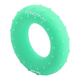 Еспандер кистьовий силіконовий PowerPlay PP-4338 Hand Grip Medium 20 кг. Зелений