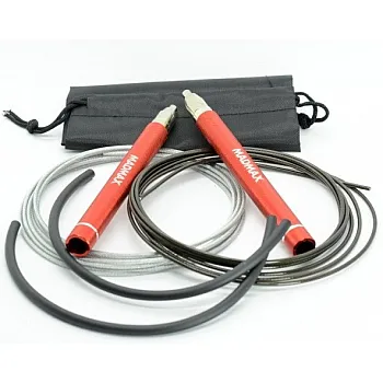 Скакалка швидкісна на підшипниках алюмінієва MadMax MFA-286 Speed jump rope Red