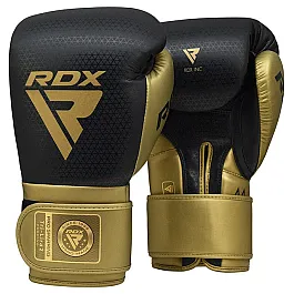 Боксерські рукавиці RDX MARK PRO SPARRING TRI LIRA 2 GOLDEN-14 унцій (капа в комплекті)