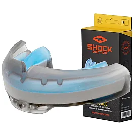 Капа Shock Doctor Ultra Braces під брекети доросла (вік 12+) Black (art. 4701-BK-AD)