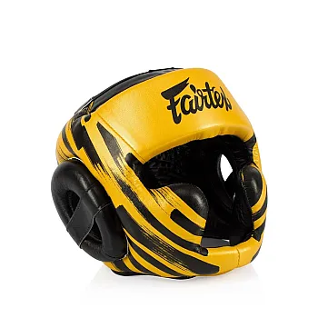 Боксерський шолом Fairtex HG16 Gold XL