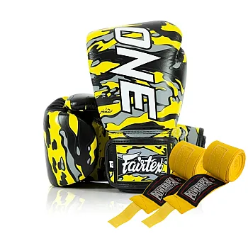 Боксерські рукавиці Fairtex BGV-ONE X STBG (натуральна шкіра) 14 унцій (бинти в комплекті)