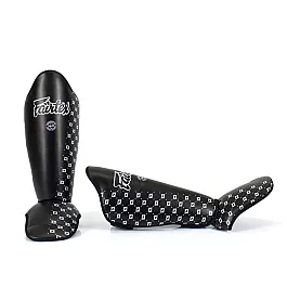 Захист гомілки та стопи Fairtex SP5 Shin Pads Black XL