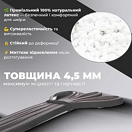 Еспандер-петля (гумка для фітнесу і кроссфіту) PowerPlay 4116 Double Colors Чорно/Сіра (2-7 кг)