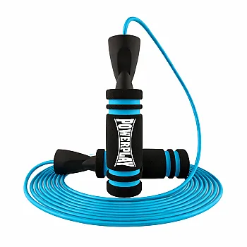 Скакалка швидкісна PowerPlay 4213 Jump Rope Чорно/Синя 3м.
