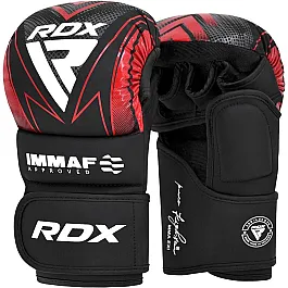 Рукавиці для ММА (Греплінгові рукавички) RDX схвалено IMMAF XL Red