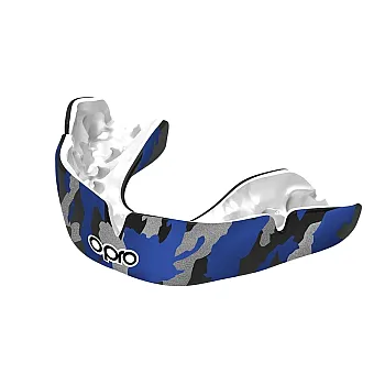 Капа OPRO Instant CAMO доросла (вік 11+) Black/Blue (art.102523001)